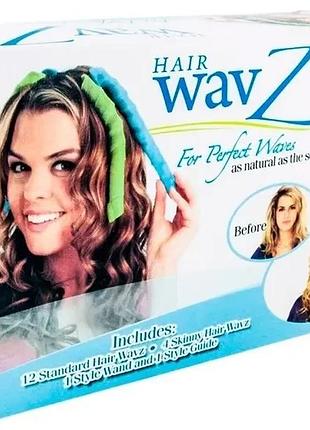 Волшебные бигуди для волос любой длины hair wavz, бигуди-спиральки market 47756131