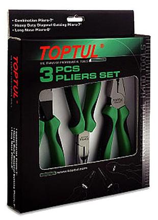 Набор шарнирно-губцевого инструмента toptul 3ед. gaae0304 гранд инструмент