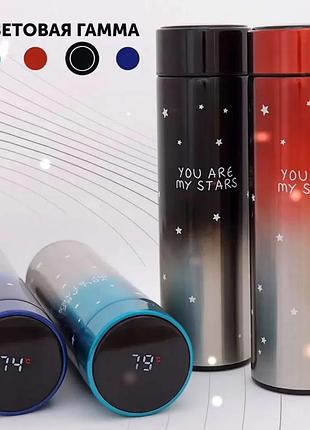 Термос розумний з датчиком температури термокружка з сенсорним екраном market 47756479