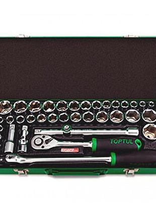 Комбинированный набор инструментов toptul 1/2" (дюйм+метр.) 38ед. gcad3803 гранд инструмент