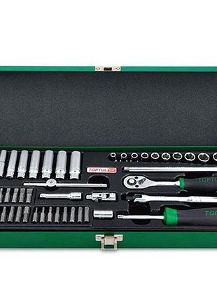 Профессиональный набор инструмента toptul 1/4" 50ед. (12-гр.) gcad5004 гранд инструмент