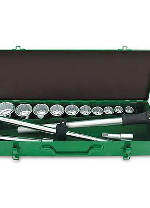 Набор головок с трещоткой toptul 3/4" 14ед. (12-гр.) gcad1406 гранд инструмент