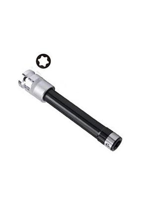 Спецголовка для разборки головки блока цилиндров toptul 1/2" e14 l140мм baej1614 гранд инструмент