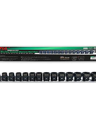 Набор головок ударных низкопрофильных с 6-гр. хвостовиком 1/2" 10-24мм 14ед. toptul gdbu1402 гранд инструмент