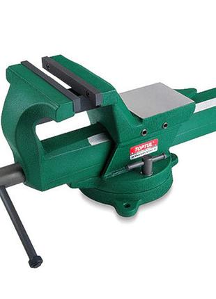 Тиски слесарные поворотные 125 мм 5" toptul кованые djad0105 гранд инструмент