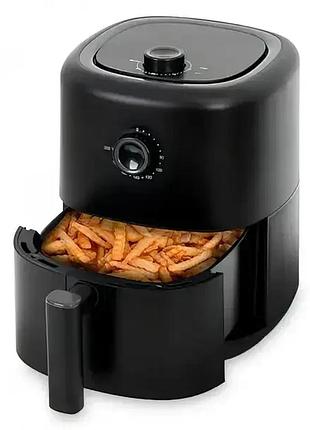 Аэрофритюрница для дома с таймером на 1.5 л, 1200 вт air fryer crownberg cb 5541безмасляная фритюрница