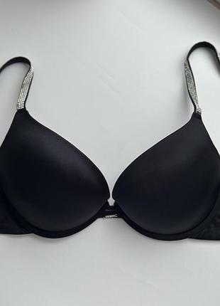 Бюстгальтер ліф лівчик зі стазами з пушапом двійним victoria secret