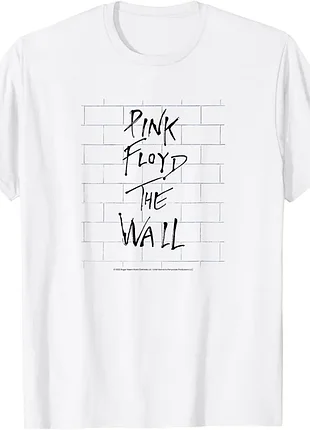 Очень большой размер, на Богатыря 5xl футболка pink floyd - the wall, белая, оригинал 100%