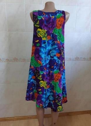 Яскравий сарафан плаття 2