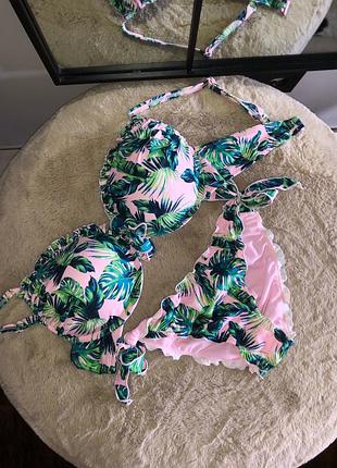 Купальник на пишні великі груди роздільний