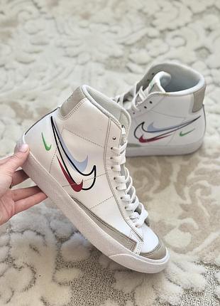 Шкіряні блейзери кеди кросівки кросовки снікерси снікери мокасини  nike low blazer mid оригінал