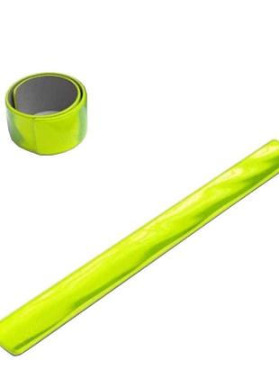 Браслет неоновый дорожный, светоотражающий 22 см z-3