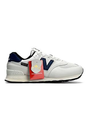 Мужские кроссовки new balance 574 beige navy