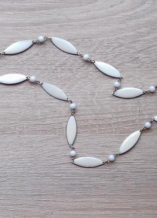 Намисто вінтаж емаль бусы винтаж эмаль