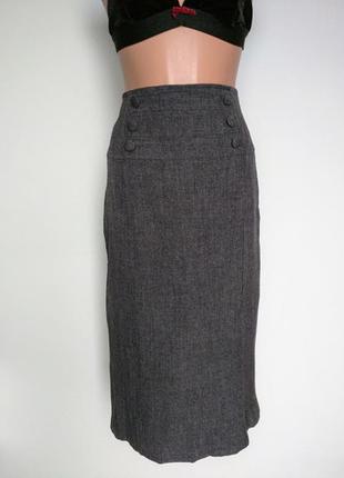 Юбка карандаш завышенная талия  papaya 10(38)