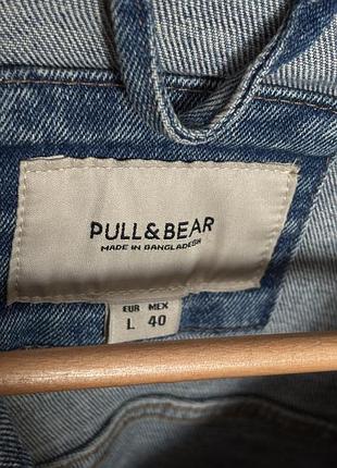 Джинсова куртка pull&bear /чоловіча/l/40 4