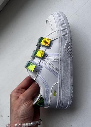 Стильні кросівки lacoste снікерси для дівчинки /оригінал7 фото