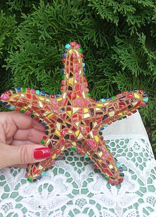 Панно мозаика ,, морская звезда ,, в отличном состоянии