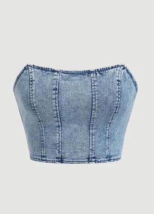 Джинсовий корсет.