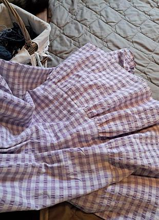 Сарафан в клетку 3