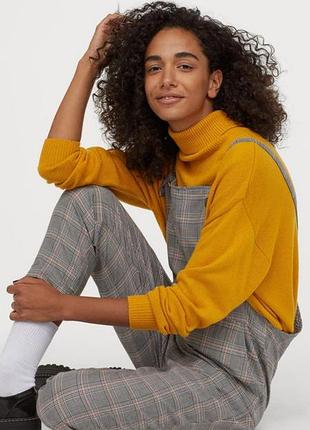 Фирменный комбинезон в клетку h&m 38/10 /m