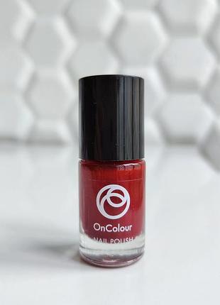 Лак для ногтей орифлейм oriflame on colour 38986 cherry burgundy