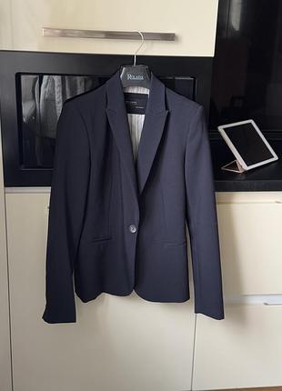Стильный базовый классический пиджак блейзер жакет zara размер 38
