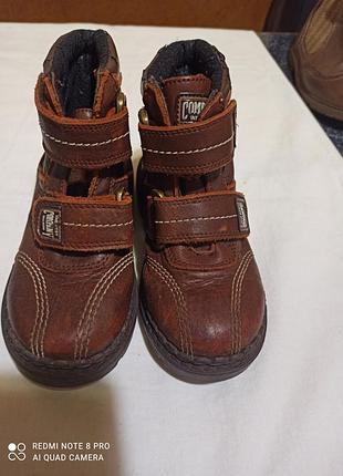 Дитячі чоботи 28 розмір устілка18.1 см шкіра company