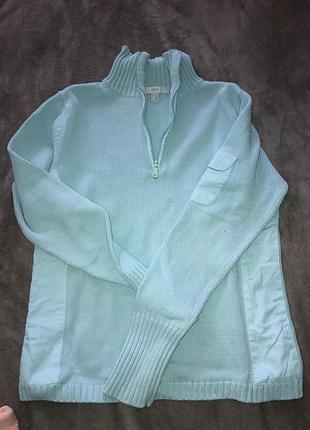 Светрик жіночий приємного блакитного кольору (колір як на 1 та на останньому фото)