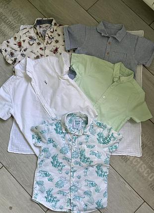 Сорочки короткий рукав 110/116р. next/h&amp;m