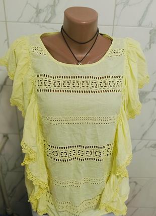 Батистова блуза, прошва.44-46.