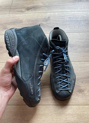Мужские треккинговые кроссовки фирмы scarpa mojito midбелx