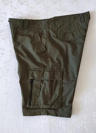 Чоловічі шорти карго олива 100% cotton