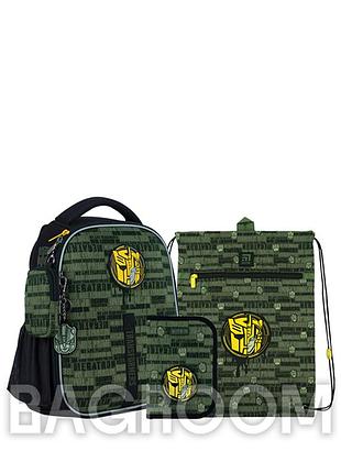 Шкільний набір kite transformers set_tf24-555s (рюкзак, пенал, сумка)