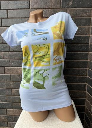 Футболка з природним принтом