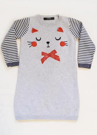 Сіра сукня для дівчинки на 1,5 - 2 роки george сукня дівчинці туніка на демісезон