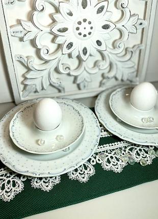 Винтажная двойка для завтрака тарелка «vohenstrauss»johann sellmann