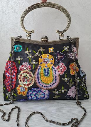 Красивая винтажная сумка клатч bulter&amp;wilson