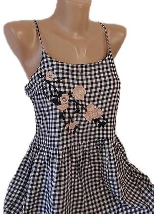 Акция 1+1 = 3 красивая майка с вышивкой atmosphere 100% выскоза