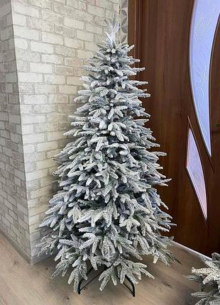 Новогодняя елка литая снежная искусственная версаль ель литые ветки 70 см, 150 см, 180 см, 220 см, 250 см