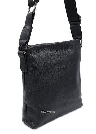 Сумка мужская натуральная кожа leather 255 black