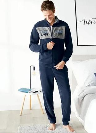 Флісовий чоловічий спортивний костюм s 42/44 німеччина
