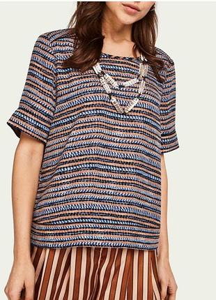 Стильна жіноча блузка сорочка scotch & soda l-xl