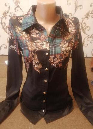 Нарядная блузка в левом стиле