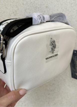 Сумочка сумка белая polo assn