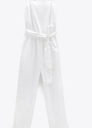 Хлопковый комбинезон zara