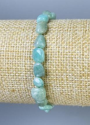 Браслет камінь   амазоніт галтівка