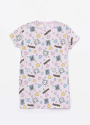 11-12 лет 146-152 см новая фирменная ночная рубашка ночной игрушки девочке с принтом lc waikiki вайки