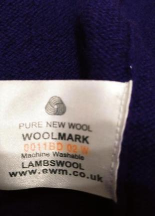 Ewm woolmark кофта шерсть кардиган винтаж3 фото