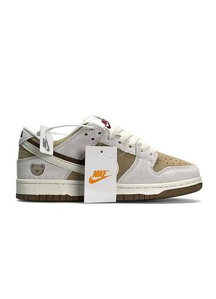 Женские кроссовки nike sb dunk 85 double swosh white sand